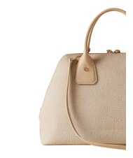 BORBONESE GEMINI Geantă de m&acirc;nă, cu curea de umăr nisip - Genți femei - 5