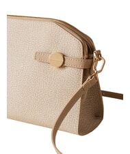 BORBONESE GEMINI Geantă de umăr nisip - Genți femei - 4