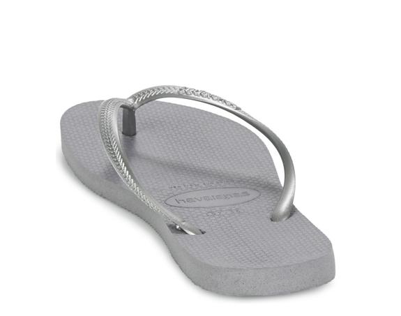 flip flops SLIM oțel / gri - Pantofi femei