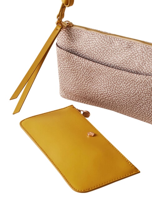 CLASSICA Geantă de umăr nisip/șofran - Genți femei