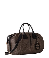 BORBONESE VIS-A-VIS Geantă maxi, cu curea de umăr OP / NATURAL / NEGRU - Genți femei - 4