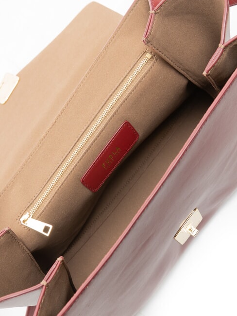 MERIDIANA  Geantă de piele rubin - Genți femei