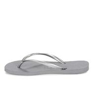 HAVAIANAS flip flops SLIM oțel / gri - Pantofi femei - 4