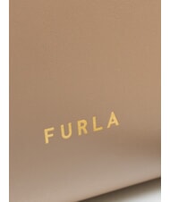 FURLA CAMPIONARIO - GENESI  Geantă din piele, cu curea de umăr greige - Genți femei - 3
