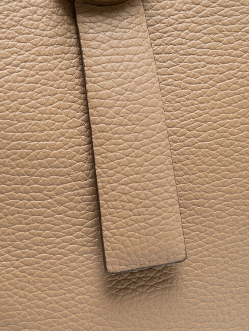 CAMPIONARIO - SFERA  Geantă de cumpărături din piele greige - Genți femei