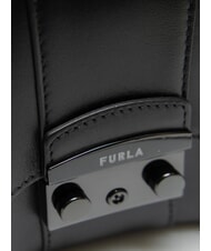 FURLA CAMPIONARIO - METROPOLIS REMIX Geantă de umăr negru - Genți femei - 3