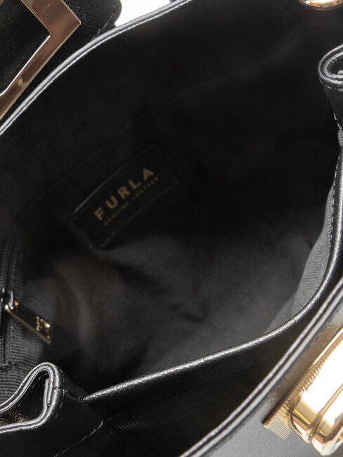 CAMPIONARIO - 1927 Geantă de m&acirc;nă, cu curea de umăr negru - Genți femei