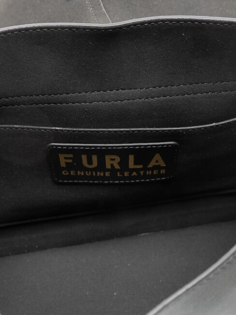 CAMPIONARIO - FLOW Geantă de umăr din piele negru - Genți femei