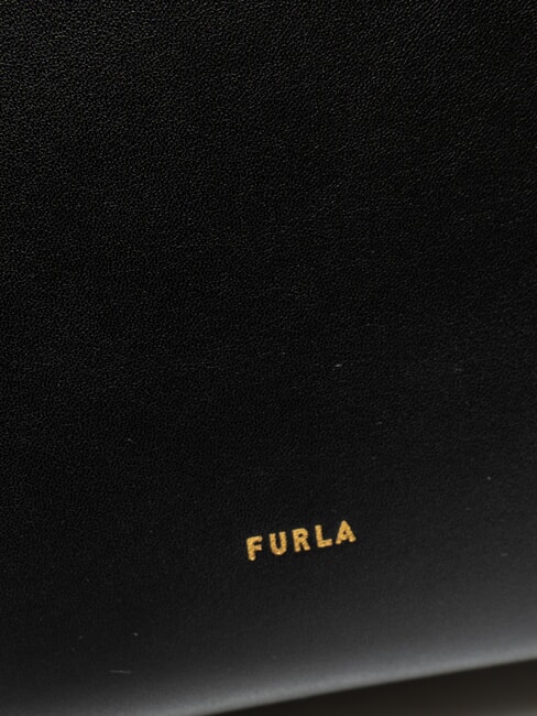 CAMPIONARIO - GOCCIA  Geantă de cumpărături din piele negru - Genți femei