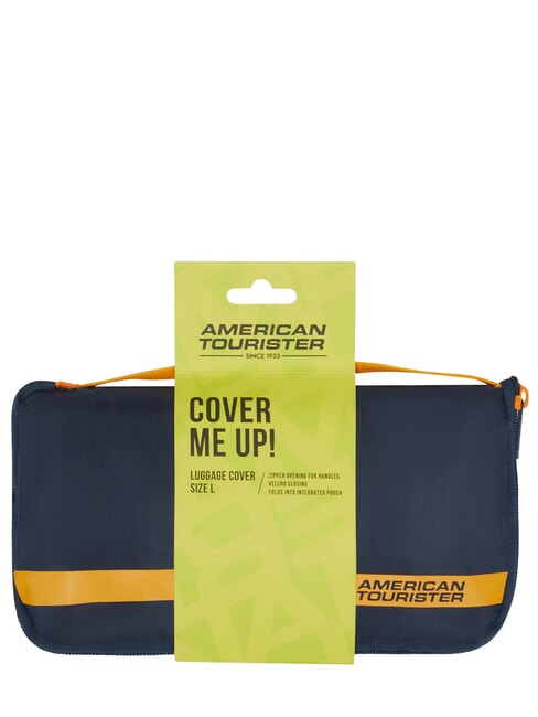 AMERICAN TOURIST. TA Husă pentru valiză, mărimea L bleumarin/portocaliu - Accesorii de călătorie