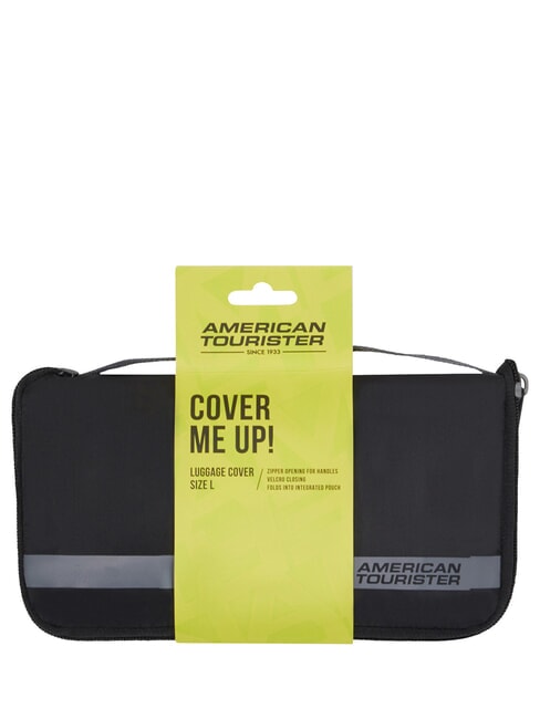 AMERICAN TOURIST. TA Husă pentru valiză, mărimea L negru / gri - Accesorii de călătorie