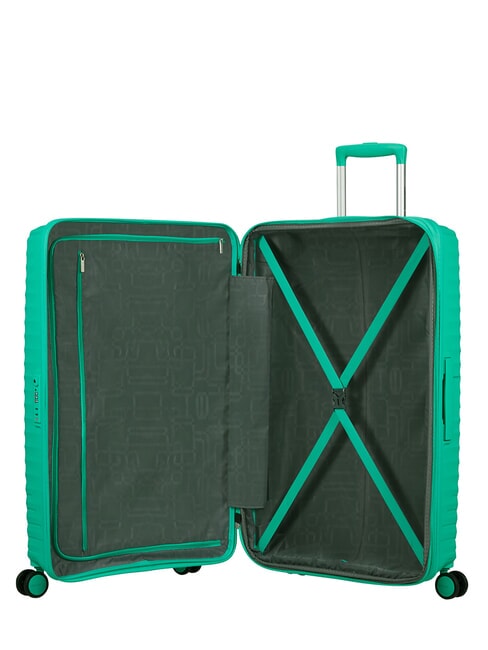 DIABLAST Cărucior mediu, extensibil, cu &icirc;ncuietoare TSA cibernetică aqua - Trolere rigide