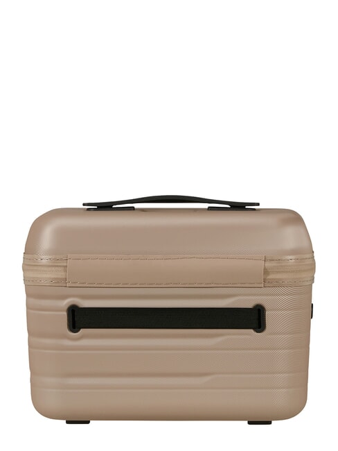 FLASHLINE Husă de frumusețe rigidă cu curea de umăr ivorygold - Truse de toaletă