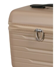 AMERICAN TOURISTER FLASHLINE Husă de frumusețe rigidă cu curea de umăr ivorygold - Truse de toaletă - 7