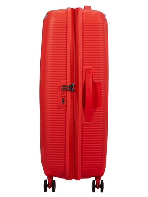 Troler Linia SOUNDBOX, dimensiuni mari, extensibilă portocaliu neon - Trolere rigide