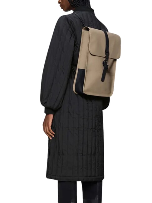 BACKPACK MINI Rucsac impermeabil bej - Rucsacuri pentru școală și timp liber