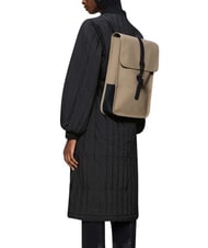 RAINS BACKPACK MINI Rucsac impermeabil bej - Rucsacuri pentru școală și timp liber - 4