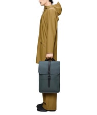 RAINS BACKPACK Rucsac impermeabil gri &icirc;nchis - Rucsacuri pentru școală și timp liber - 4