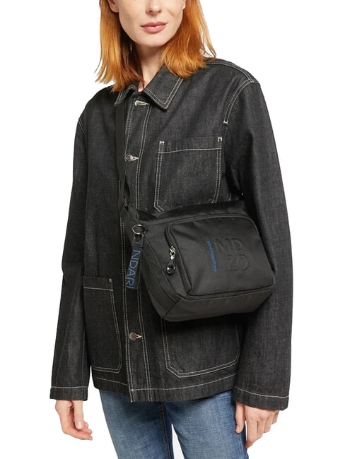 MD20 Geanta de umar cu buzunar BLACK - Genți femei