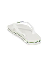 HAVAIANAS BRASIL LOGO &Icirc;ncălțăminte bărbătească alb - Pantofi unisex - 5