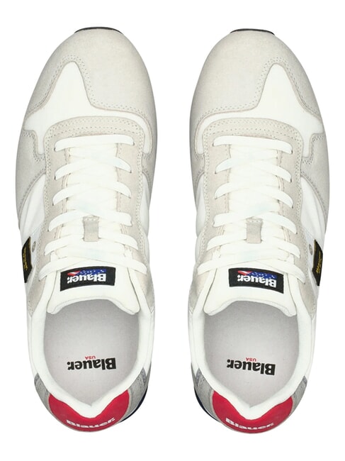 QUEENS Adidași alb/rosu/marin - Pantofi bărbați