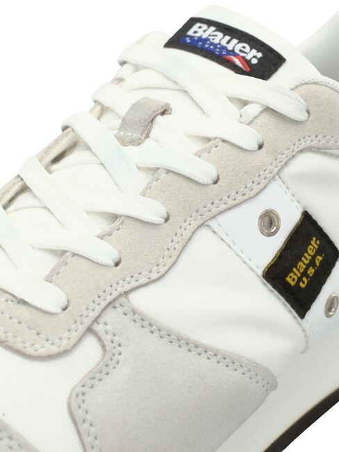 QUEENS Adidași alb/rosu/marin - Pantofi bărbați