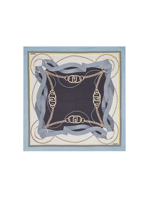 LOGO Eşarfă albastru prăfuit - Eșarfe