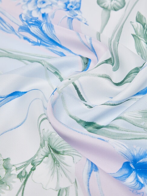 FLOWER  val albastru strălucitor - Eșarfe