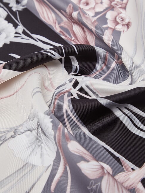 FLOWER  BLACK - Eșarfe