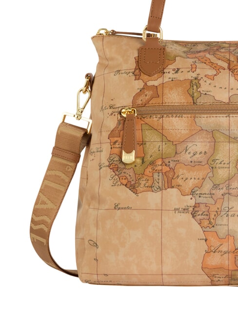 GEO CLASSIC Geantă de cumpărături dublă NATURAL - Genți femei