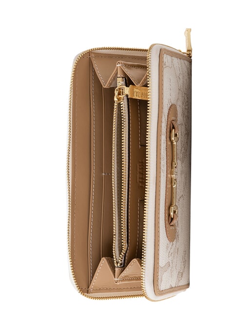 GEO CLASSIC Portofel cu fermoar alb - Portofele femei