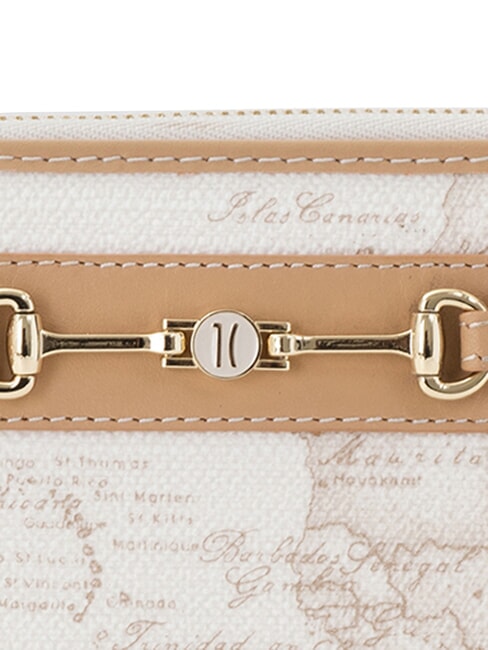 GEO CLASSIC Portofel cu fermoar alb - Portofele femei