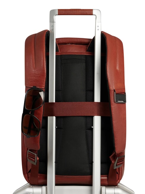 S141 Rucsac din piele, suport pentru laptop de 14" PIELE - Rucsacuri pentru laptop