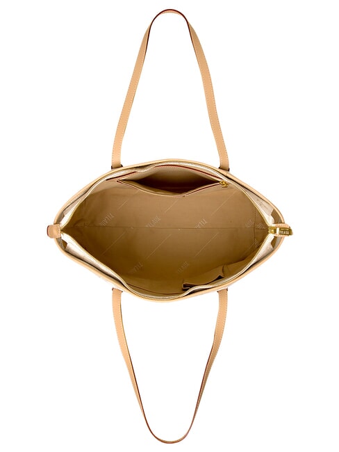 GEO CLASSIC Geantă mare de cumpărături alb - Genți femei