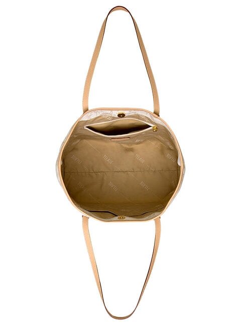 GEO CLASSIC Geantă shopper din piele mixtă alb - Genți femei