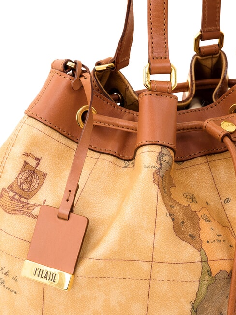 GEO CLASSIC Geantă găleată NATURAL - Genți femei