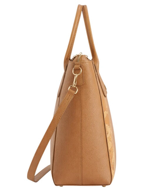 BLOO CITY Geantă de m&acirc;nă cu curea de umăr TUTUN - Genți femei