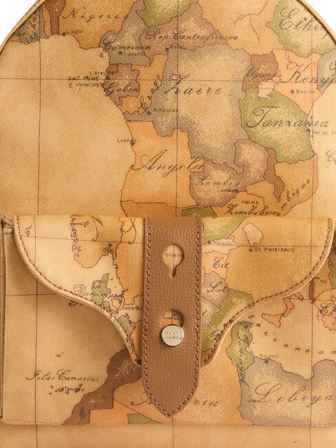 ESCAPE GEO Rucsac cu buzunar frontal TUTUN - Genți femei