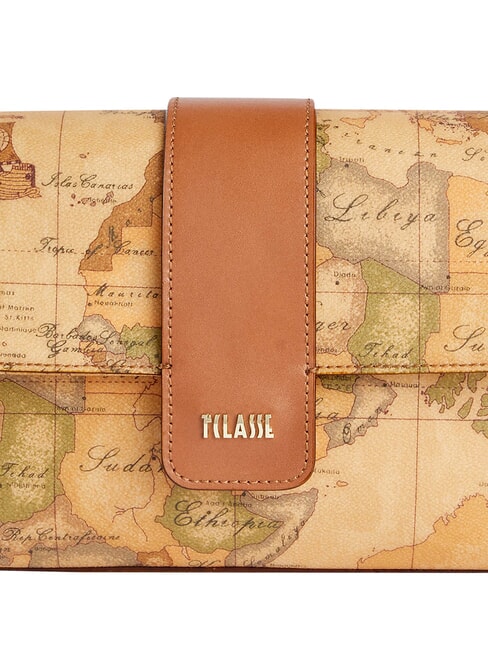 GEO CLASSIC Geantă de umăr, cu clapă NATURAL - Genți femei