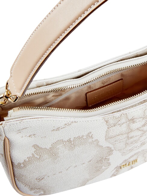 GEO CLASSIC Geantă de umăr cu curea de umăr alb - Genți femei