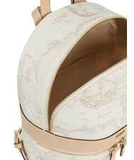 ALVIERO MARTINI PRIMA CLASSE GEO CLASSIC Rucsac cu buzunar frontal și posterior alb - Genți femei - 5