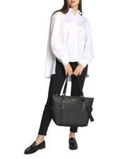 MICHAEL KORS SULLIVAN Geantă de m&acirc;nă cu curea de umăr negru - Genți femei - 7