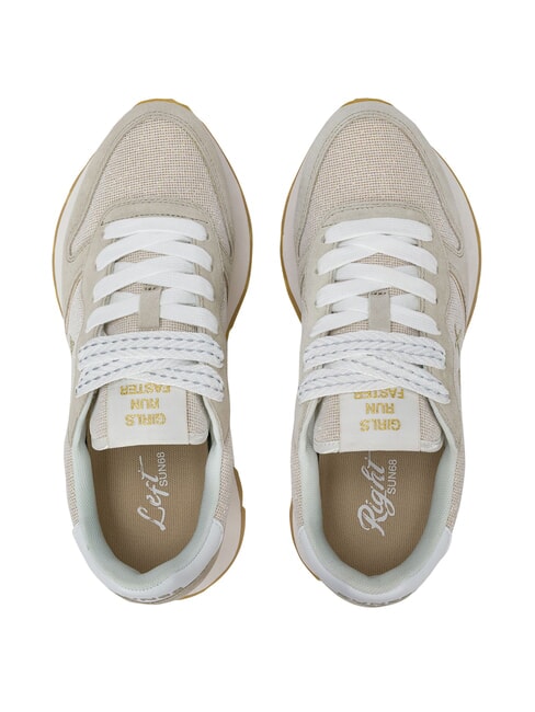 ALLY GLITTER TEXTILE Adidași aur - Pantofi femei
