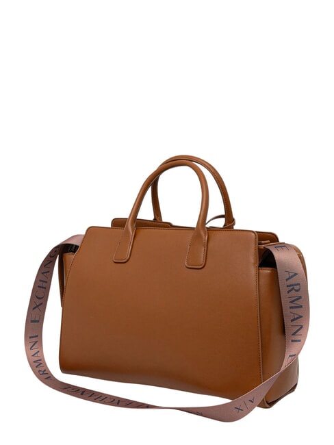 AMELIE Geantă de cumpărături cu curea de umăr ghimbir glazurat - Genți femei