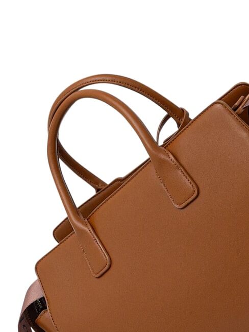 AMELIE Geantă de cumpărături cu curea de umăr ghimbir glazurat - Genți femei