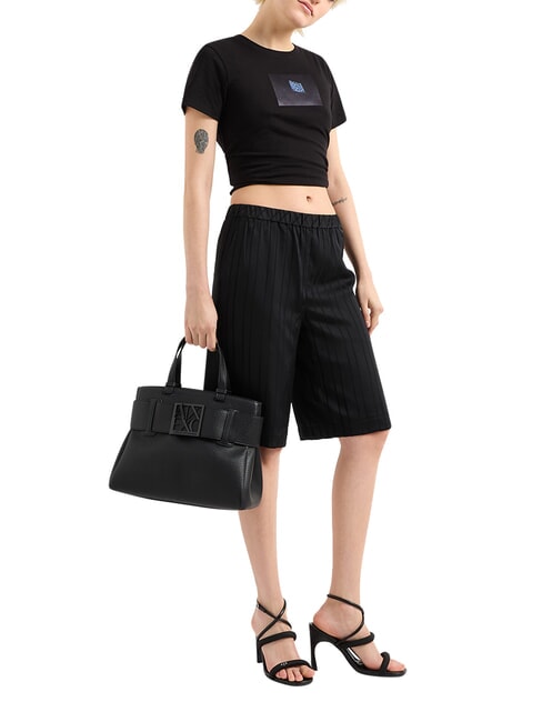 A|X Geantă de m&acirc;nă, cu curea de umăr negru - Genți femei