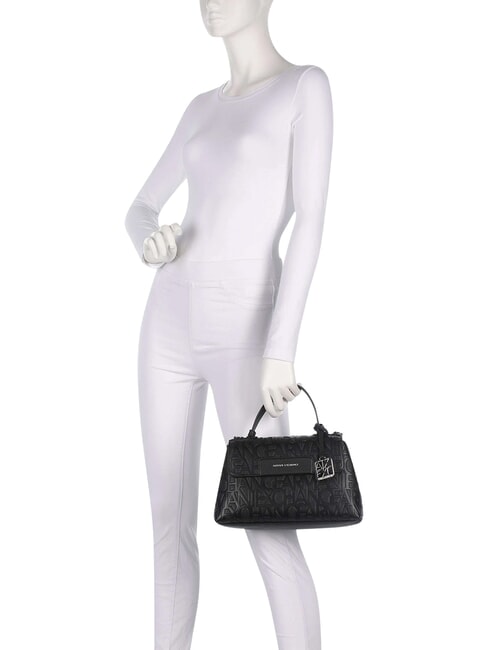 A|X ALL OVER Geantă de m&acirc;nă, cu curea de umăr negru - Genți femei