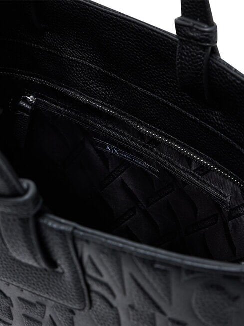 A|X ALL OVER Geantă de cumpărături de umăr negru - Genți femei