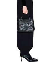 ARMANI EXCHANGE A|X CHARM Geantă mini cu curea de umăr negru - Genți femei - 3