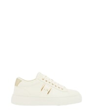 ARMANI EXCHANGE KURT Adidași alb-gălbui + auriu pal - Pantofi unisex - 4